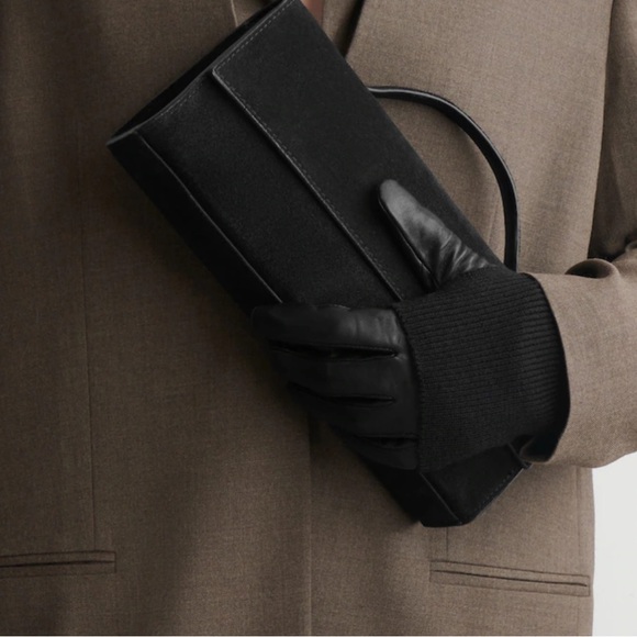 COS - Layered Leather Gloves - Picture 5 of 7